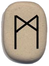 Online rune divination - the Mannaz rune