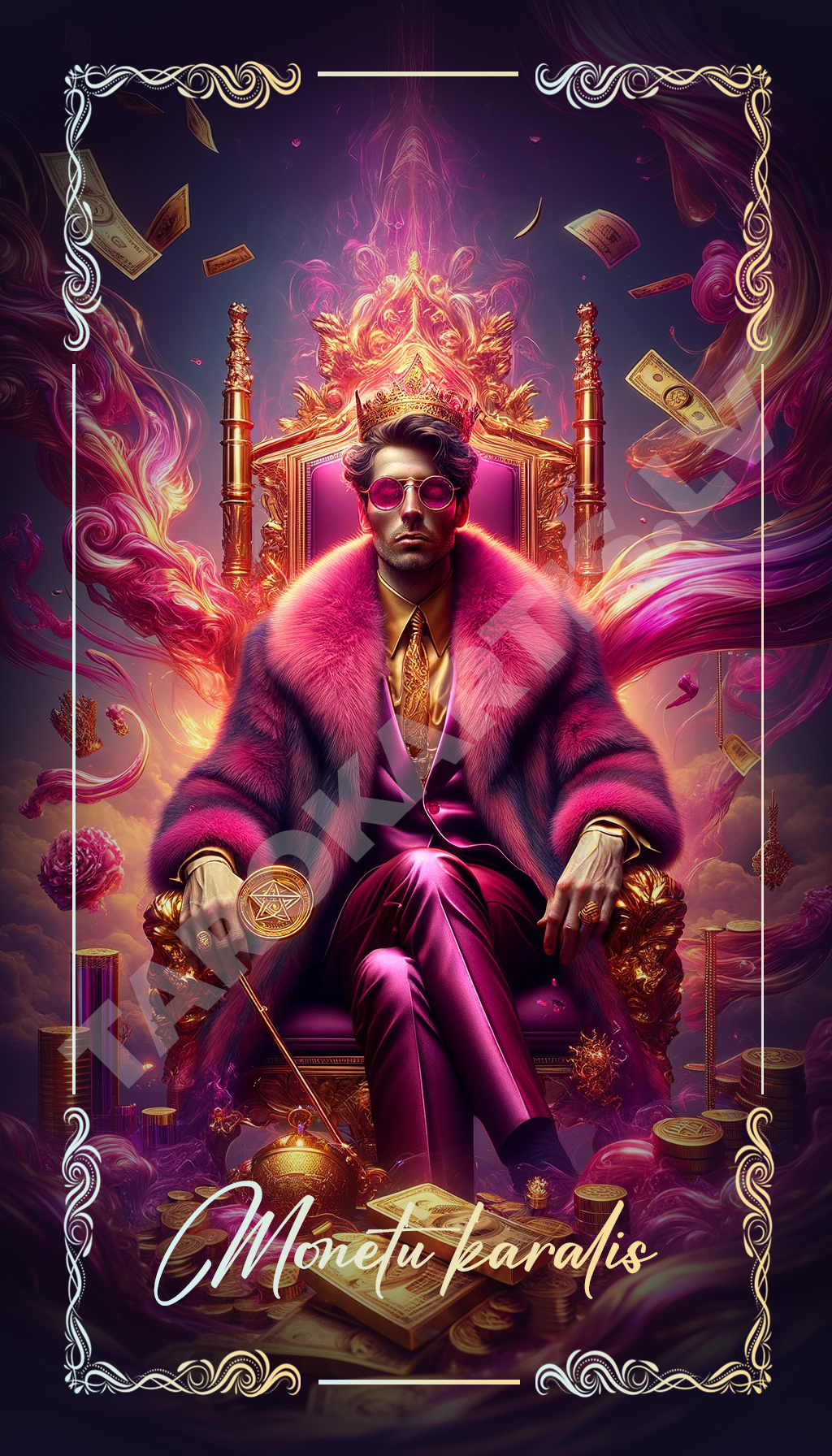 King of Pentacles meaning tarot cards lv
